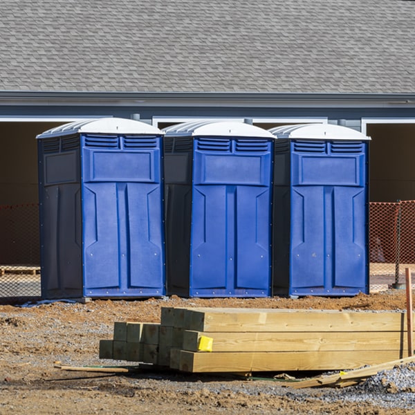 how can i report damages or issues with the portable restrooms during my rental period in Blackfoot ID